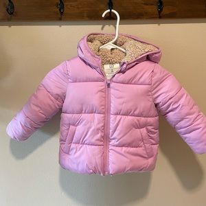 Baby Gap size 3T reversible puffer/Sherpa coat